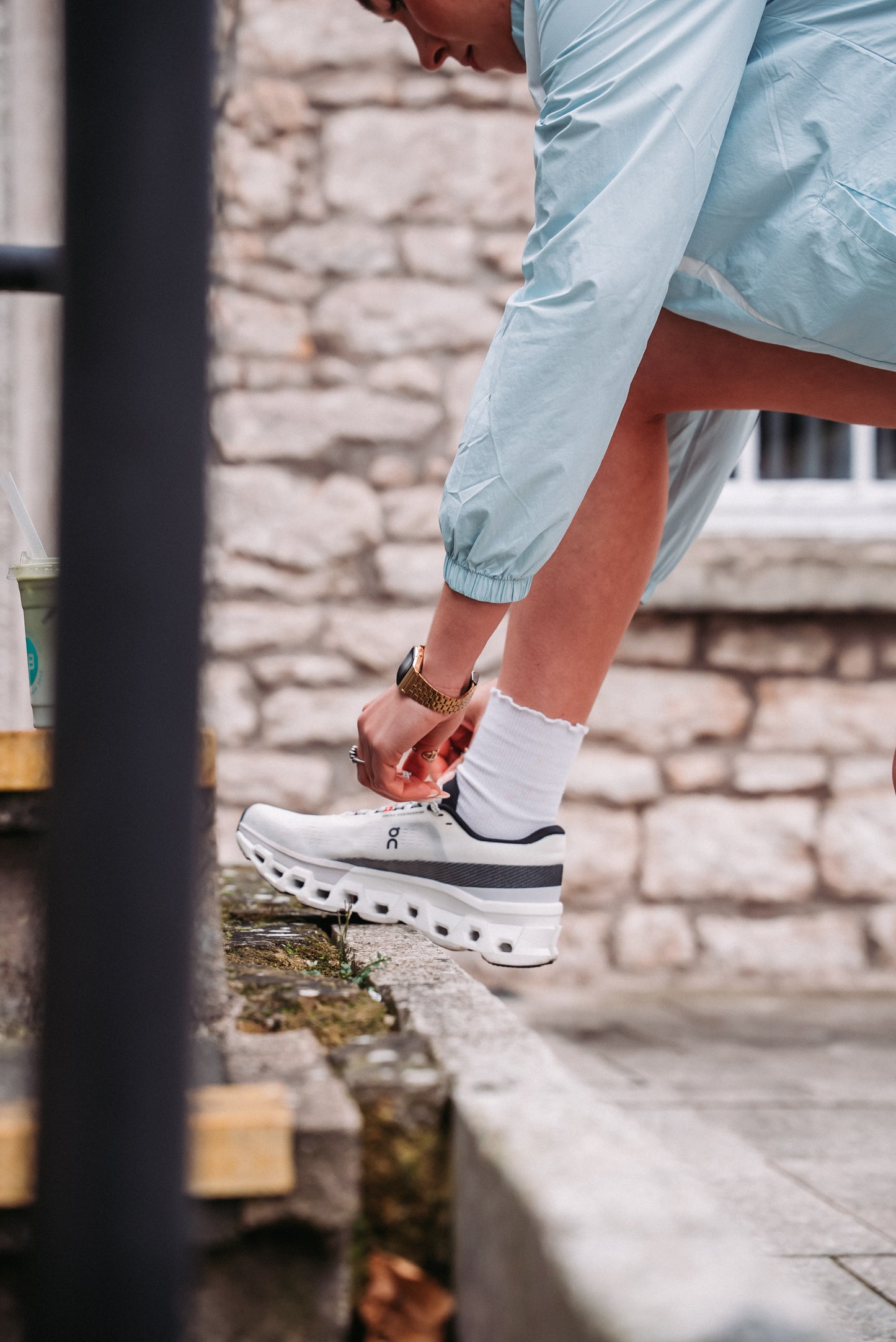 Retro Blue Running Jacket